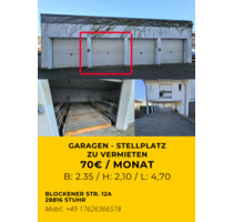 Garage Stellplatz in Stuhr zu vermieten – 70 € Monat - Schwanewede