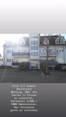 Foto - Wohnung 3,5 - 1.100,00 EUR Kaltmiete,