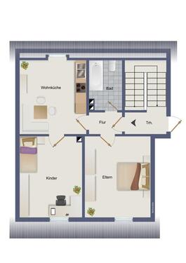 Foto - Helle 2,5 Zimmer Wohnung 