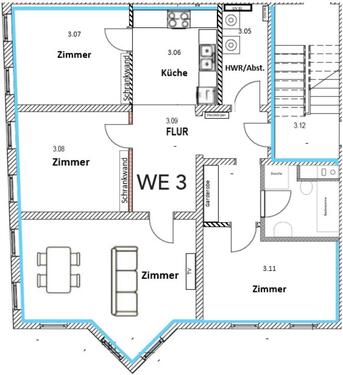 Foto - 4 Zimmer Etagenwohnung zur Miete in Hildburghausen