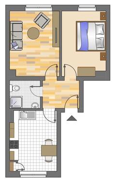 Foto - 2 Zimmer Etagenwohnung zur Miete in Bochum