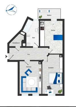 Foto - Etagenwohnung in Leipzig zur Miete