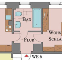 Gemütliche 1-Zi. mit Laminat und Wannenbad in zentraler Lage! - Chemnitz Hilbersdorf