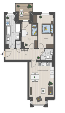 Foto - Etagenwohnung zur Miete in Chemnitz