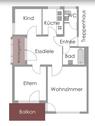 Foto - 3,5 Zi-Whg, Ludwigsburg-Eglosheim, Südbalkon + Wintergarten, EBK