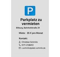 Parkplatz Bahnhofstraße 29 Bitburg