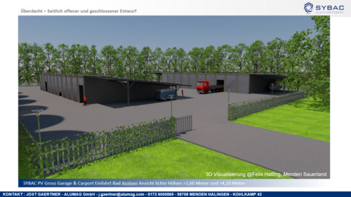 Foto - XXL STORAGE GROSS GARAGEN CARPORTS AB 75€MONAT8,0x3,3x2,6M