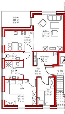 Foto - Etagenwohnung in Friesoythe zur Miete