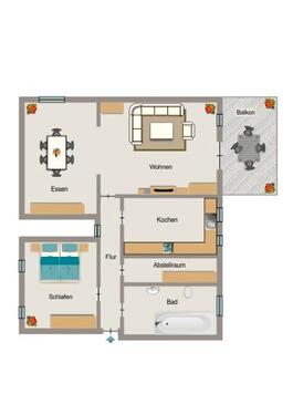 Foto - 3.5 Zimmer Erdgeschoßwohnung zur Miete in Bergkamen