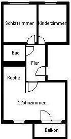 Foto - Etagenwohnung in Halle (Saale) zur Miete