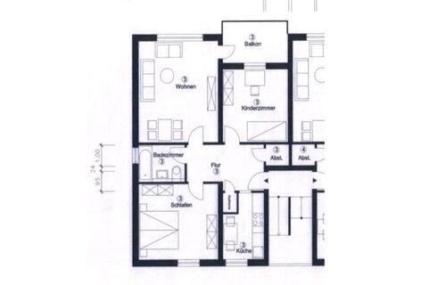 Foto - 3 Zimmer Etagenwohnung in Mönchengladbach