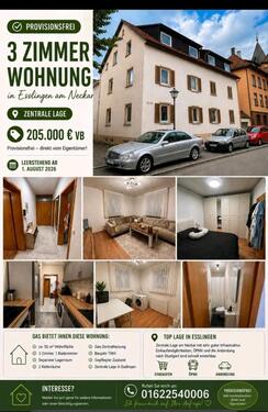 Foto - Privat Verkauf 3Zimmer Wohnung Esslingen (Olgastr)