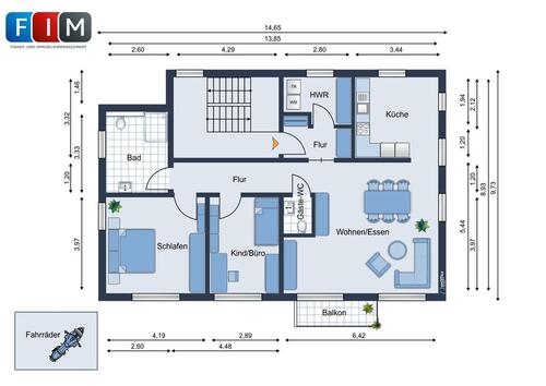 Foto - Etagenwohnung in Melle zur Miete