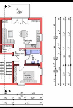 Foto - 2-Zimmer-Wohnung ab 01.10. - 640,00 EUR Kaltmiete,
