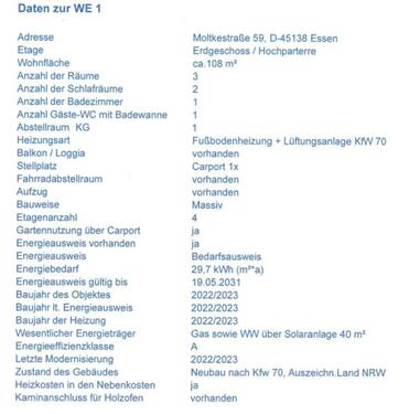 Foto - Etagenwohnung in Essen zum Kaufen