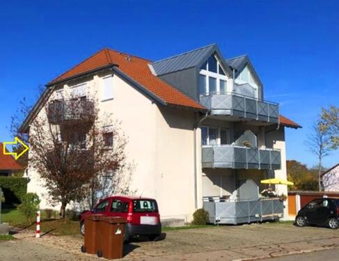 Foto - Freie, gepflegte, helle 1-Zimmer-Wohnung mit Balkon u. TG im 1.OG