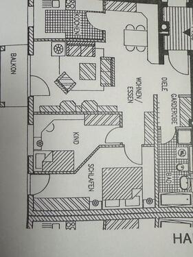 Foto - Helle 3-Zimmerwohnung mit Parkettboden und Balkon zu vermieten