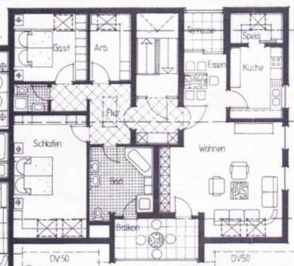 Foto - Innenstadtnahe Obergeschosswohnung in Bad Mergentheim