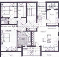 Innenstadtnahe Obergeschosswohnung in Bad Mergentheim