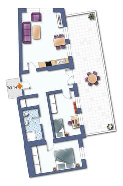 Foto - 3 Zimmer Etagenwohnung zur Miete in Lychen