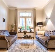 Helle Wohnung nahe Mühlenkamp 3 Zimmer Garten Altbau Stuck Wanne - Hamburg Winterhude