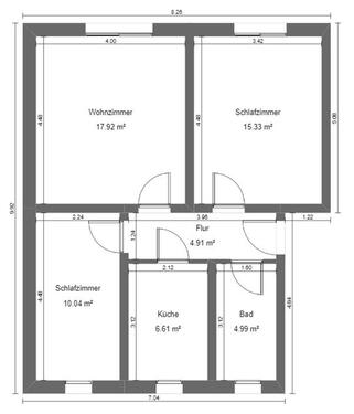 Foto - Bequemer Zugang & viel Platz: Ihre neue 3-Zimmer-Wohnung im EG