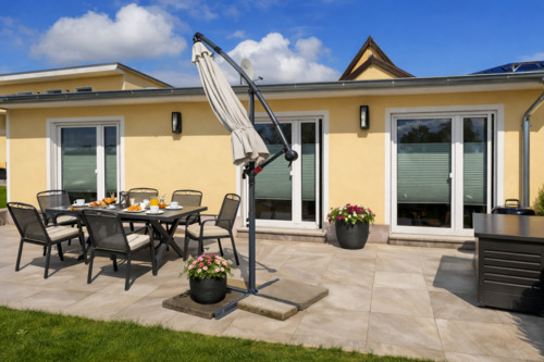 Foto - Ferienhaus direkt am Achterwasser-Loddin, Usedom, WLAN & Terasse