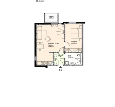 Foto - Etagenwohnung zur Miete in Heide