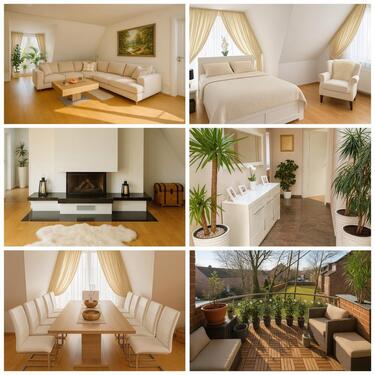 Foto - Exklusive Maisonette-Wohnung möbliert 120qm, 3 Zimmer + Kamin