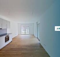 Weitläufige 3-Zimmer-Wohnung mit zwei Terrassen und moderner Einbauküche im Neubauquartier 'FIELD 4' - Mannheim Neckarstadt-Ost