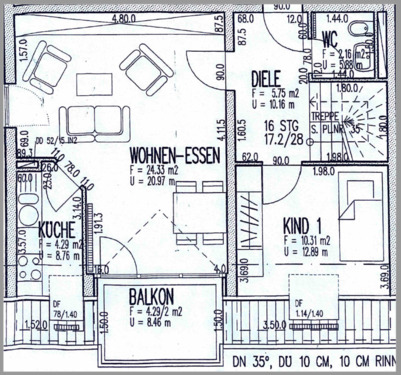 Foto - 4.5 Zimmer Maisonettenwohnung in Königs Wusterhausen
