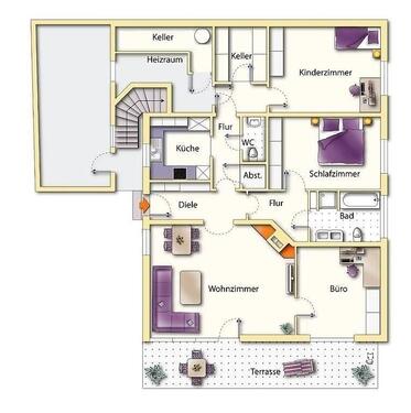 Foto - Grosszügige 4.5-Zimmerwohnung+Garten+Carport+Terrasse+Inventar !!