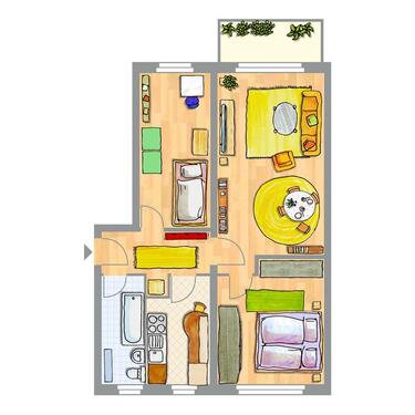 Foto - Etagenwohnung in Wittenberg Lutherstadt