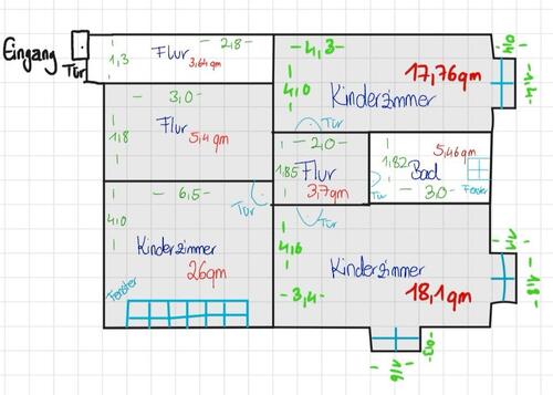 Foto - Mainz Laubenheim: 80 m² große OG-Wohnung, kernsaniert