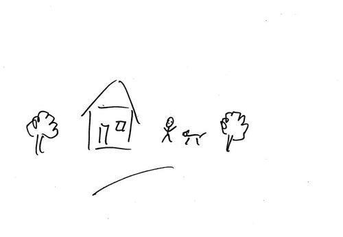 Foto - Vorankündigung: Kleines, einfaches Haus, Erstwohnsitz, naturnah