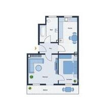 Freundliche 2 Zimmerwohnung in Melverode mit Balkon und Küche - Braunschweig Heidberg-Melverode