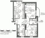 Foto - 3-Zimmer-Wohnung – ca. 73,18 m² – mit Balkon – in Kürze verfügbar