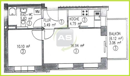 Foto - 2 Zimmer Erdgeschoßwohnung zur Miete in Zwickau