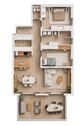 Foto - Neubau Erdgeschosswohnung mit Loggia in Grodt- Nr.34