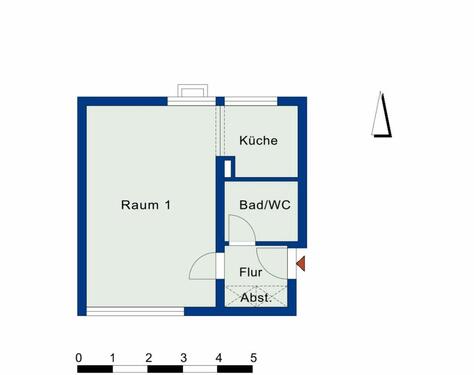 Foto - 1-Raum Wohung 13507 Berlin Tegel
