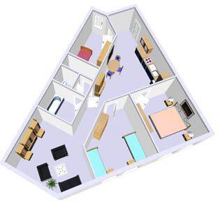 Foto - 3.5 Zimmer Dachgeschoßwohnung zur Miete in Kiel