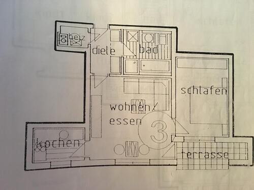 Foto - 2-Zimmer-Wohnung - 630,00&nbsp;EUR Kaltmiete, ca.&nbsp; 50,00&nbsp;m&sup2;