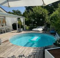 Wohnen wie im Urlaub - hochwertiger Bungalow mit Pool - Ziethen