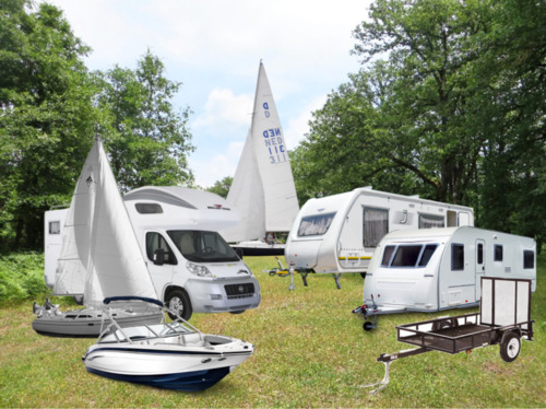 Foto - offene Stellplätze (Wohnwagen, Boote, Anhänger...) zu vermieten