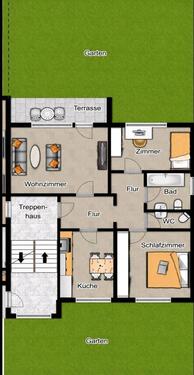 Foto - 3 Zimmer Wohnung mit Garten und TG Platz*Bezugsfrei*