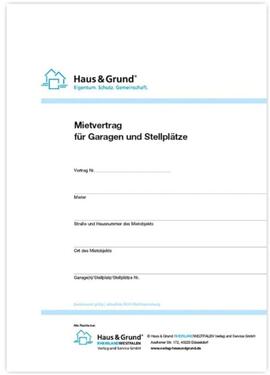 Foto - Haus & Grund Mietvertrag für Garagen und Stellplätze