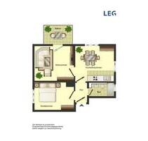 2 ZKB mit Balkon in Herford! - 469,00 EUR Kaltmiete, in Herford (PLZ: 32049) Falkendiek