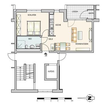 Foto - 2 Zimmer Etagenwohnung zur Miete in Ulm