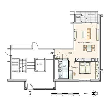 Foto - 2 Zimmer Erdgeschoßwohnung zur Miete in Ulm