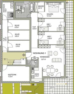 Foto - 4 Zimmer Wohnung Neubau mit Garten - Erstbezug Dezember